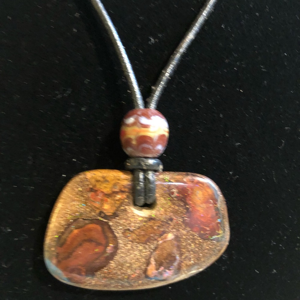 Earthy agate necklace